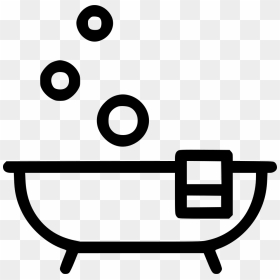 Bathtub - Bathroom Icon Png, Transparent Png - bath tub png