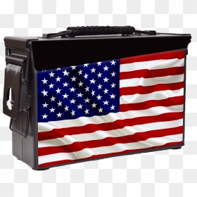 Patriot Ammo Can - Chile And The Us Flag, HD Png Download - distressed american flag png
