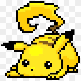 Cute Pikachu Pixel Art, HD Png Download - pikachu png icon