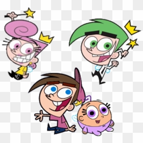Timmy With Friends - Timmy Cosmo And Wanda, HD Png Download - tinkerbell and friends png