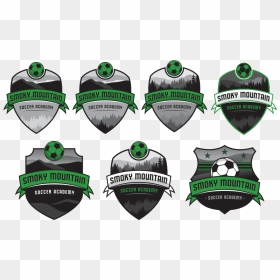 Smoky Mountain Soccer Academy Crest Deisgns , Png Download - Soccer Logo With Mountains, Transparent Png - smoky background png