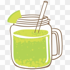 Transparent Download Juice Smoothie Cocktail Lemonade - Green Smoothie Transparent Background, HD Png Download - green smoothie png