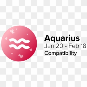 Aquarius Compatibility - Graphic Design, HD Png Download - aquarius symbol png