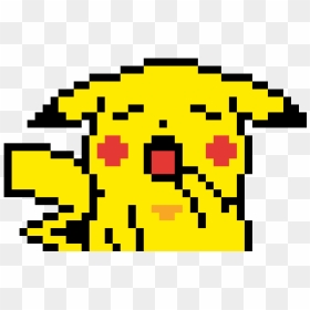 Easy Spongebob Pixel Art, HD Png Download - pikachu png icon
