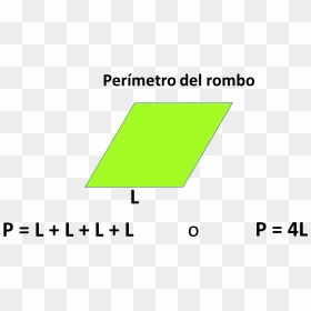 Área Del Rombo - Rombo Area Y Perimetro, HD Png Download - rombo png