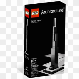 Lego Architecture Willis Tower, HD Png Download - sears tower png