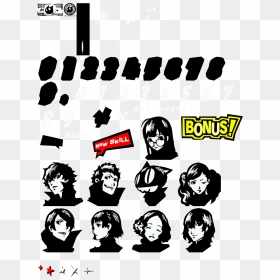 Click For Full Sized Image Battle Results - Persona 5 Character Icons, HD Png Download - results icon png