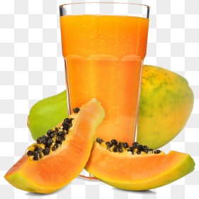 Orange Juice Smoothie Papaya Mango - Papaya Juice Png, Transparent Png - green smoothie png