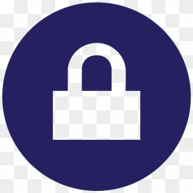 Thumb Image - Linkedin Icon Dark Blue, HD Png Download - padlock icon png