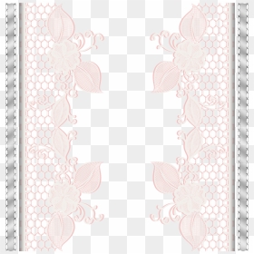 #lace #pinklace #swirls #header #textline #line #lines - Rhyolite, HD Png Download - lace overlay png