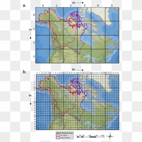Above Tiles Nasa Map, HD Png Download - large grid png