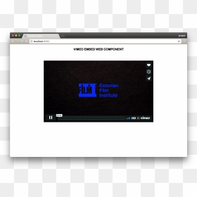 Click And Play Video - Information Button Html, HD Png Download - vimeo play button png