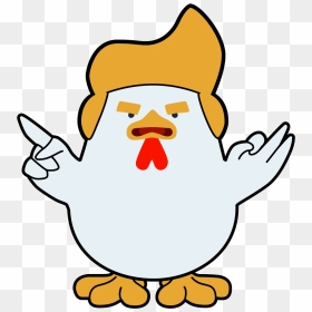 Chicken Vector Png - Trump Chicken Png, Transparent Png - chicken vector png