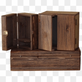 Wine Boxes - Cupboard, HD Png Download - single wood plank png