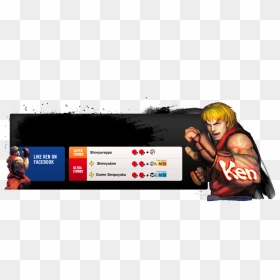 Ryu"s Best Friend And Greatest Rival, And The Heir - Ken Street Fighter 4, HD Png Download - street fighter ken png