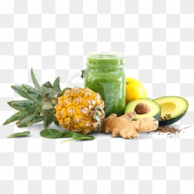 Pineapple, HD Png Download - green smoothie png