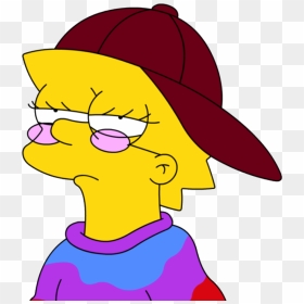 Thumb Image - Lisa Simpson Hippie, HD Png Download - dibujos tumblr png