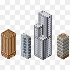 Isometric Projection Building Business Architectural - Isometric Buildings Png, Transparent Png - business building png