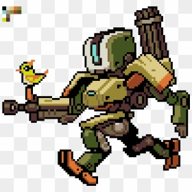 Bastion From Overwatch - Pixel Art Game Characters, HD Png Download - overwatch bastion png