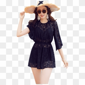 Girl, HD Png Download - lace overlay png
