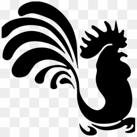 Vector Silhouette Of A Chicken - Chicken Vector, HD Png Download - chicken vector png