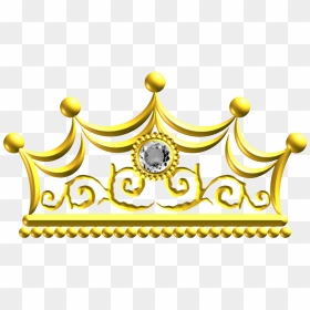 Gold,area,text - Gold Queen Crown Png, Transparent Png - gold tiara png