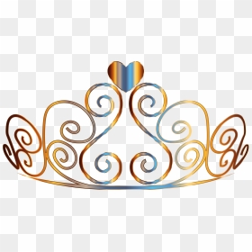 Big Image Png - Princess Crown Clipart Transparent Background, Png Download - gold tiara png