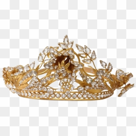 Small Brass Goddess Maa Kaali,maa Kali Shiva Alter - Gold Tiara Transparent Background, HD Png Download - gold tiara png