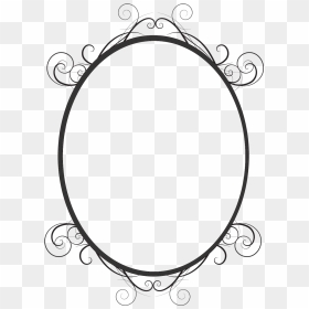 Clip Arts Related To - Oval Frame Png Transparent, Png Download - lace overlay png