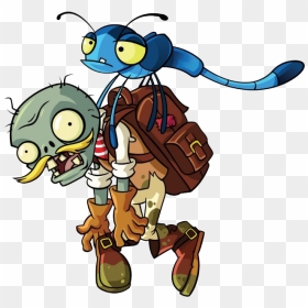 Transparent Zombie Vector Png - Plants Vs Zombies 2 Bug Zombie, Png Download - imp png