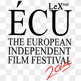 Ecu Logo - Écu The European Independent Film Festival, HD Png Download - ecu logo png