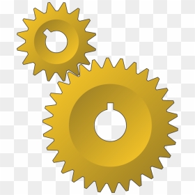 Impossible Gears Clipart, Vector Clip Art Online, Royalty - Free Pick And Drop Png, Transparent Png - gears vector png