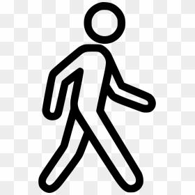 Walking - Walking Man Symbol Png, Transparent Png - walking icon png
