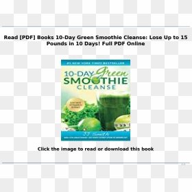Book, HD Png Download - green smoothie png