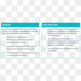 Overview And Objectives - Packet In Networking, HD Png Download - objectives png