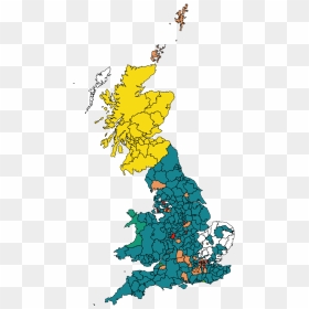 Transparent Nigel Farage Png - Voting Map Uk 2019, Png Download - nigel farage png