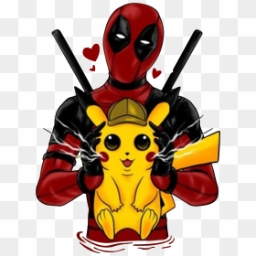 Deadpool Pikachu Shirt, HD Png Download - pickachu png