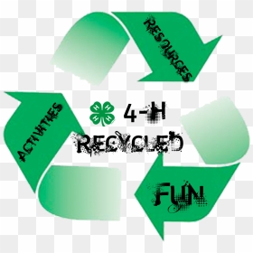 4-h Recycled Graphic - Reduce Reuse Recycle, HD Png Download - 4h logo png