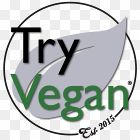 Try Vegan Clothing, HD Png Download - vegan symbol png