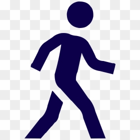 A Man Walking, It Signifies A Walk Into A Face To Face, HD Png Download - walking icon png