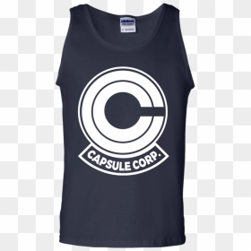 Ripple Junction Dragon Ball Z Capsule Corp Tank Top - Stitch T Shirts, HD Png Download - capsule corp logo png