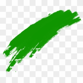 Green Brush Png, Transparent Png - green brush stroke png