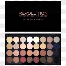 This Is So Badly Cropped Ahh Soz 💞 - Makeup Revolution 32 Eyeshadow Palette Flawless, HD Png Download - makeup palette png