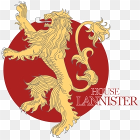 House Lannister Png Clipart - House Lannister Logo Png, Transparent Png - lannister png