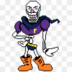 Undertale Papyrus, HD Png Download - waluigi head png