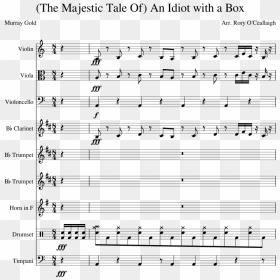 An Idiot With A Box Sheet Music Composed By Arr - Sheet Music, HD Png Download - idiot png