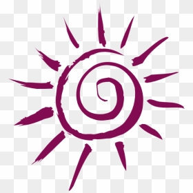 Clipart Swirl Sun Picture Freeuse Library Sun Clip - Transparent Sunshine, HD Png Download - pink swirl png