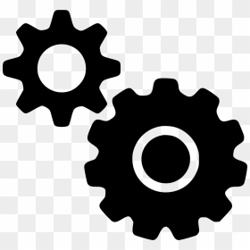 Gears - Marketing Automation Icon Png, Transparent Png - gears vector png
