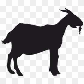 Boer Goat Anglo-nubian Goat Pygmy Goat Silhouette - Silhouette Goat Vector Png, Transparent Png - goat simulator png