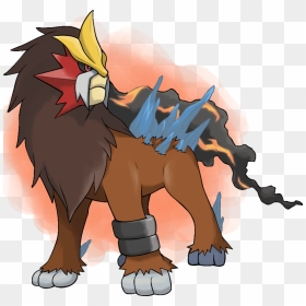 Mega Entei Frost Pokédex - Pokemon De Mega Evolução, HD Png Download - entei png